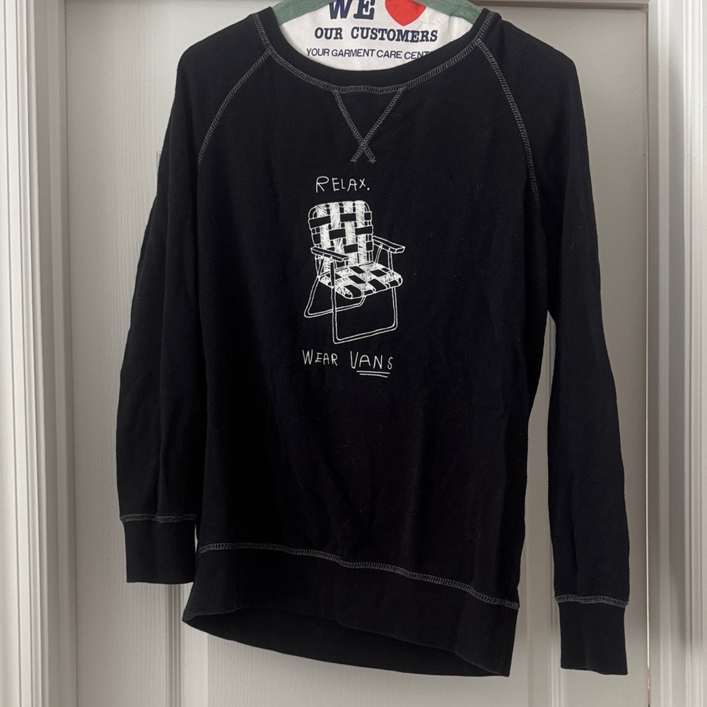 Vans Black Crewneck Women's Sweater